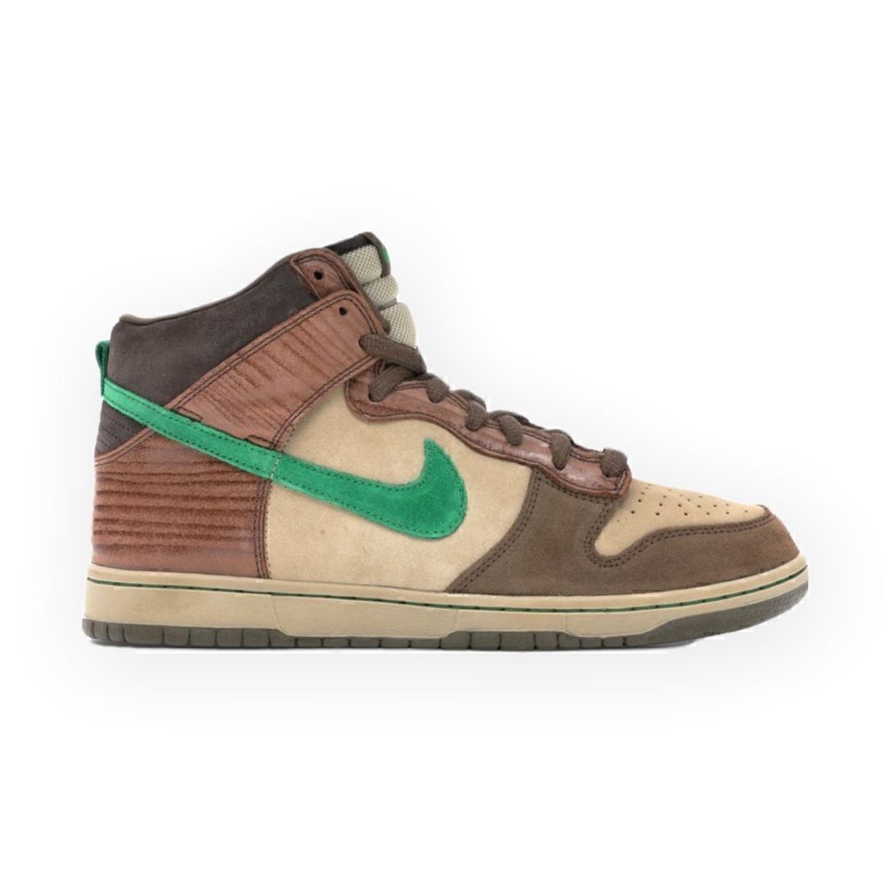NIKE Dunk High Premium SB WOOD DECK (2007).         |Size: US 5 / EU 37.5|